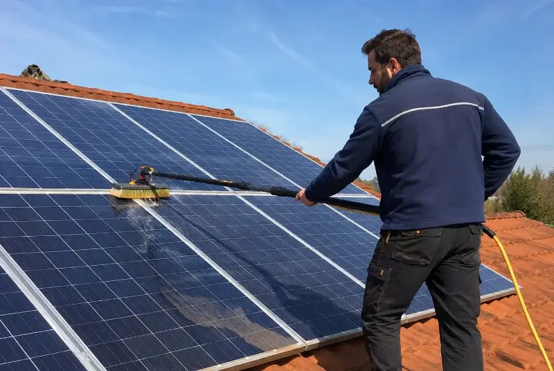 Nettoyage et entretien de panneaux solaires à Causse-de-la-Selle